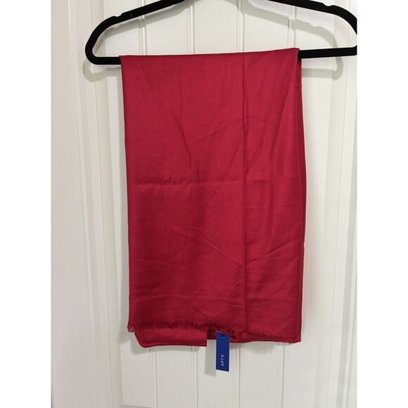 Apt 9 Scarf Reversible Red Fringe 25 x 74 New - Picture 1 of 2